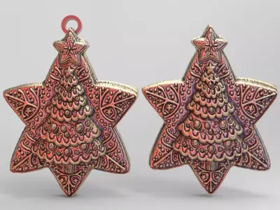 Startree cookie decor  3D print model