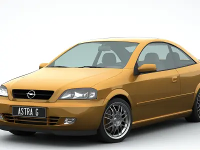 Astra G Coupe Bertone 3D model