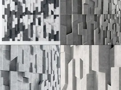Panel slice Neo block n1 3D model