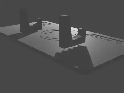 Mario Game and Watch Stand for console - Mushroom 3D model