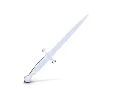 Medieval Black Sword model pack Low-poly 3D model