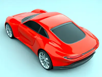 Generic sportscar  3D model