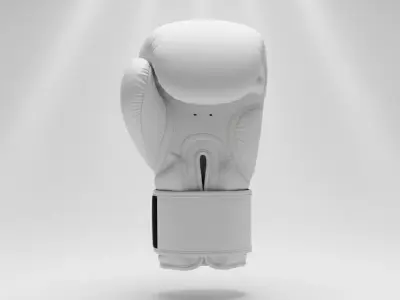 Professional Training Boxing Glove Low-poly 3D model