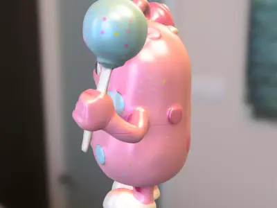 Candy cute sweet 3D model