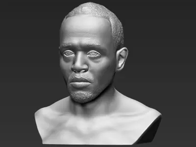 Usain Bolt bust 3D printing ready stl obj formats 3D print model