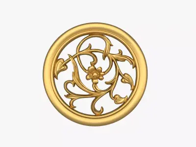 Classic decor ornament 262 3D model
