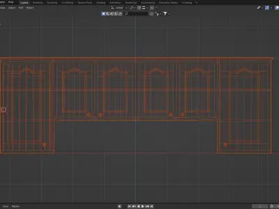 Kitchen Cabinet 3D model