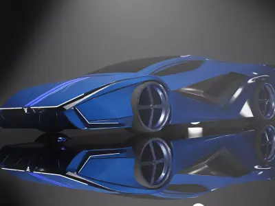 sport car model 3D model