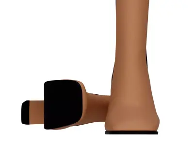 heel boots 3D model