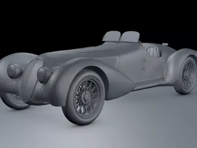 Alfa Romeo 8c 1938 3D model
