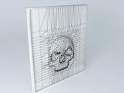 FIRE SKULL Free 3D model