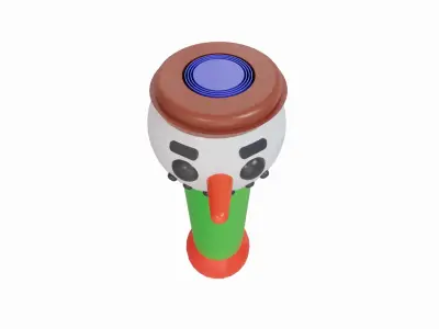 Retractable Snowman sword - Print in Place 3D print model