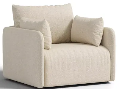 OFFSET Armchair Designer Norm Architects By Audo 3D model