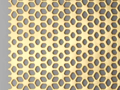 Panel lattice 5 3D model