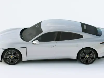 Porsche Taycan Turbo 2020 3D model