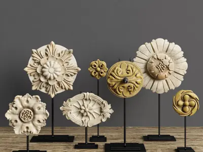 Restoration Hardware  Architectural Ornaments 3D model