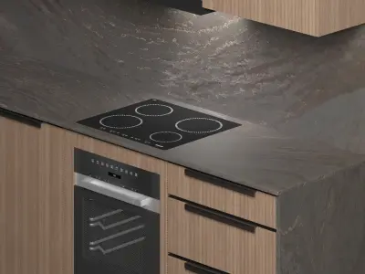 minimal kitchen  3D model