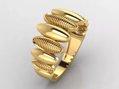 Woman Rings 3D print model