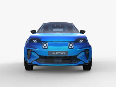 Alpine A290 2025 New Low-poly 3D model