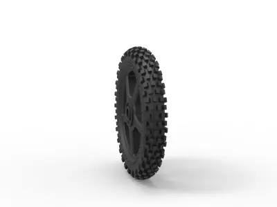 Offroad wheel 12 3D print model