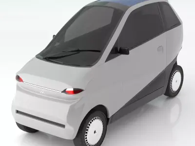 Vayve Mobility EVA Light Platinum 3D model