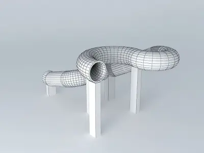 Yellow Slide Free 3D model