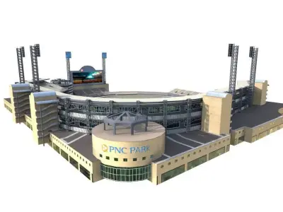 stadium Low-poly 3D model