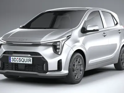 Kia Picanto Base 2024 3D model
