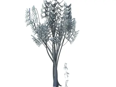 Cartoon tree S2Av1 3D model