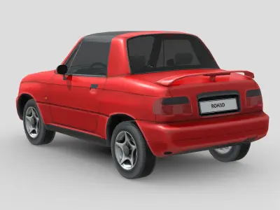 Suzuki X90 1996 Low-poly 3D model