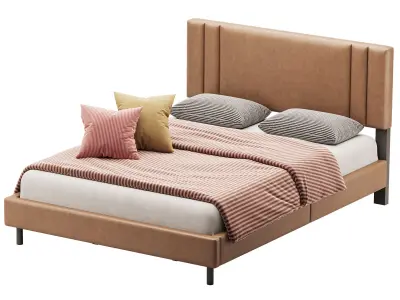 Queen Bed Frame 3D model