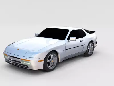Porsche 944 Turbo S rev 3D model