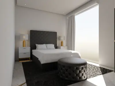 modern luxury house model 1 3D model