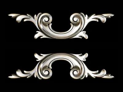 Classic carved 102 3D model