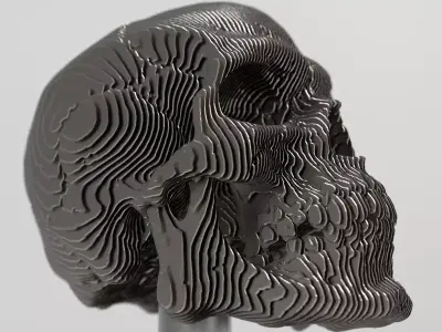 skull decoration 3D model
