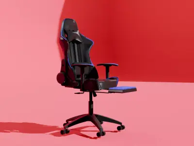 game chair low poly Free low-poly 3D model