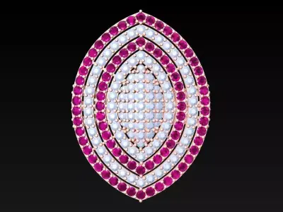 Diamond Ring - Womens Rings - N5191 3D print model