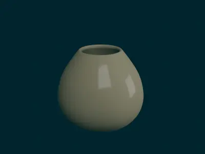 Pottery vase 3D model
