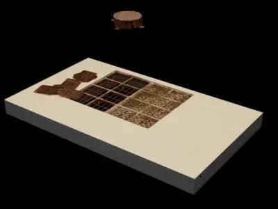 Jabbas Throne Room - Set 1 - Rancor Pit  1-6 scale Hottoys  Free 3D print model