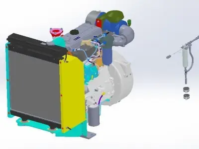 PERKINGS diesel TECHNOLOGY Free 3D model