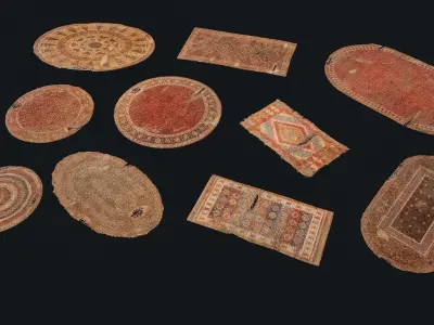 Carpets 3D Model Collection