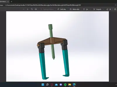 machine part 3D print model