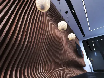Parametric Wall  Low-poly 3D model
