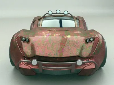 Futuristic concept apocalypto 3D model