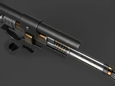 Fantasy Gun 20 3D model