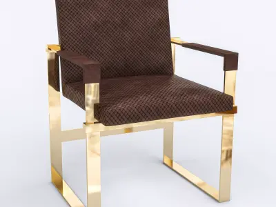 Mika Chair Low-poly 3D model