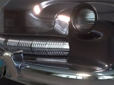 Mercury Monterey 1950 from Stallone movie Cobra 3D model