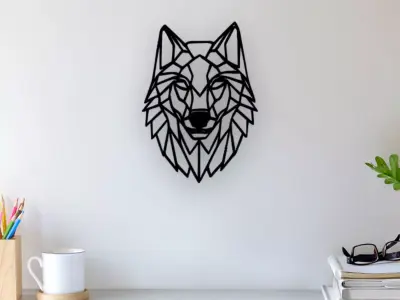 Wolf Wall Art 3D print model purchase