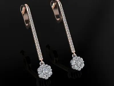 Earrings 11 3D print model