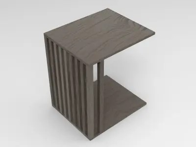 Nia Nightstand Low-poly 3D model
